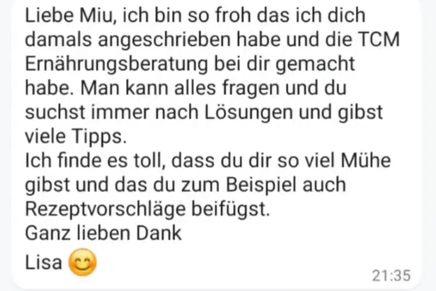 Echte Kundenbewertung: Rezeptvorschläge leicht umsetzbar