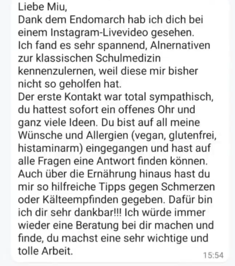 Echte Kundenbewertung: individuelle Beratung mit viel Zeit und Geduld